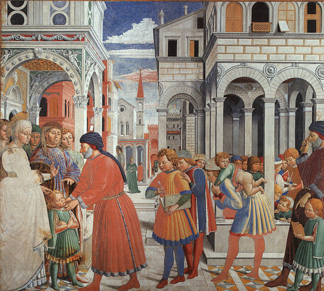 Benozzo Gozzoli The School of Tagaste